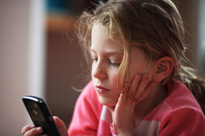 Girl with Smart Phone