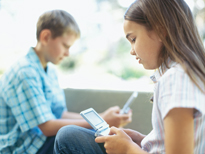 Gradeschoolers playing video games