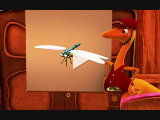 The Conductor with a dragonfly