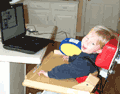 child with assistive technology