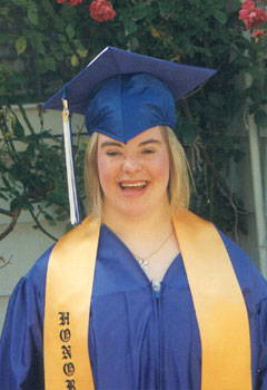 Betsy on graduation day