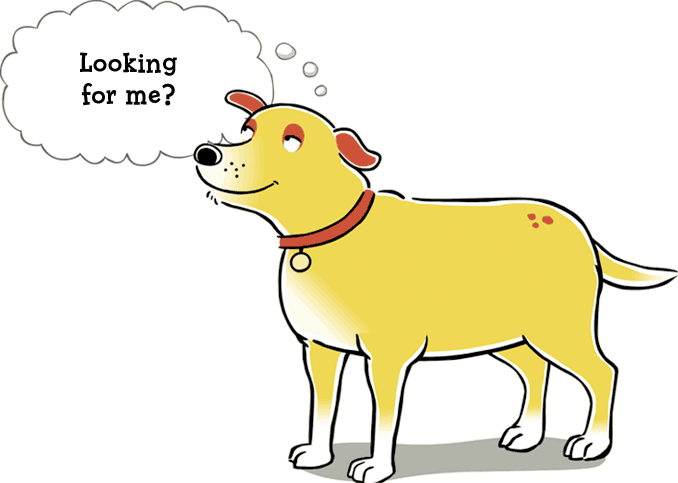 Martha asking 'Looking for Martha?'