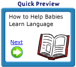 How to help babies learn language
