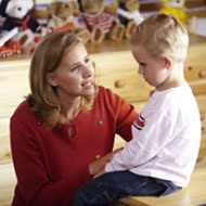 Positive Discipline Tips Mom and Son.